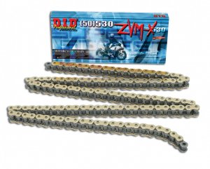 ZVM-X series X-Ring chain D.I.D Chain 530ZVM-X2 112 členov Zlata/Zlata