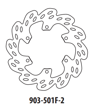 Zavorni disk GOLDFREN 903-501F-2 spredaj 245 mm