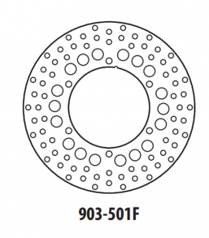 Zavorni disk GOLDFREN spredaj 245 mm