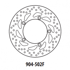 Zavorni disk GOLDFREN spredaj 260 mm