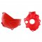 Clutch and ignition cover protector kit POLISPORT Rdeč