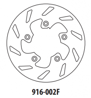 Zavorni disk GOLDFREN spredaj 173,5 mm