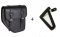 Leather saddlebag CUSTOMACCES IBIZA črna right, with universal support