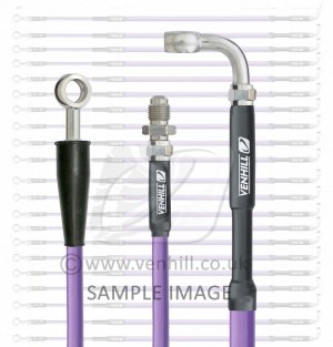 Zadnja zavorna cev Venhill H01-2-012/P-PU Purple