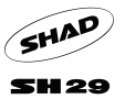Stickers SHAD D1B291ETR bela for SH29