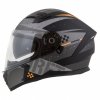 Full face helmet CASSIDA INTEGRAL 3.0 DRFT matt grey /black /orange 2XL