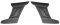 Forehead upper ventilation covers CASSIDA CYKLON black matt par