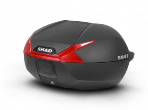 Kovček ( Top case ) SHAD SH47 black/red