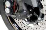 Axle sliders PUIG 8706N črna color caps included
