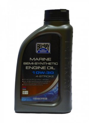 Motorno olje Bel-Ray MARINE SEMI-SYNTHETIC 4T 10W-30 1 l