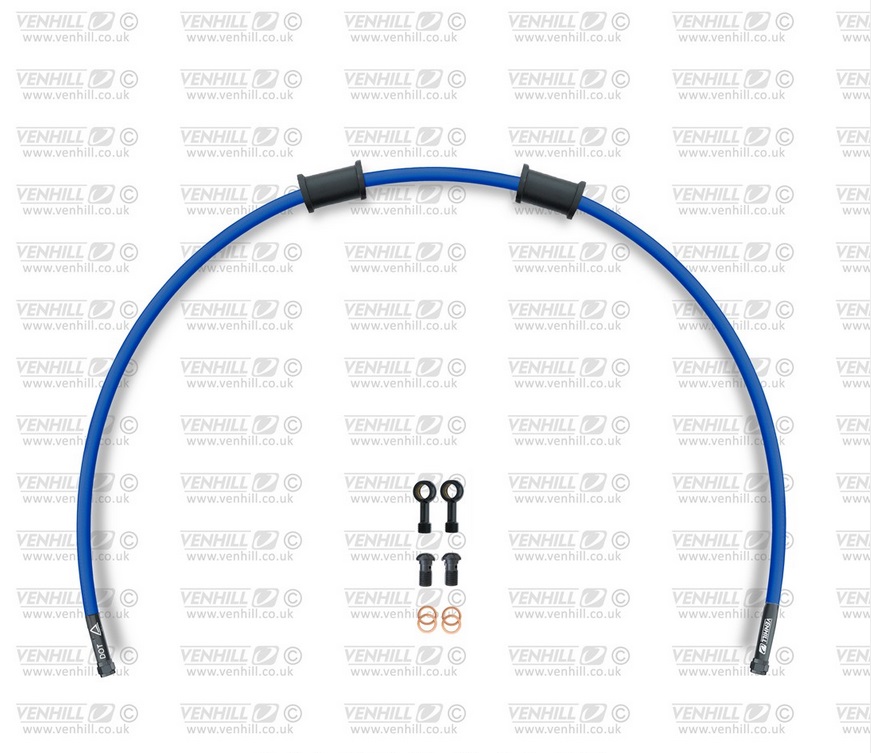 Set cevi za sklopko Venhill SUZ-11011CB-SB POWERHOSEPLUS (1 cev v kompletu) Solid blue hoses, black fittings