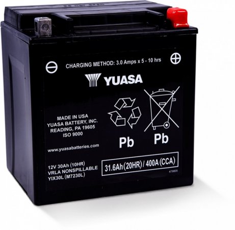 Tovarniško aktiviran akumulator YUASA YIX30L